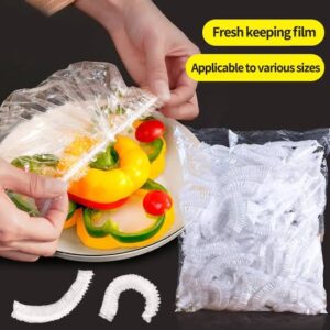 Disposable Cling Film Cover Household Refrigerator Food Fruit Preservation Cover Dust-proof Plastic Fresh-keeping Cover (panda Pouch Packing)