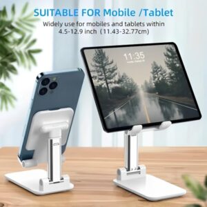 Foldable & <span class="akvoUrduTip">Adjustable </span>Mobile Phone And Tablet Stand | Flexible Desktop Mount & Lazy Bracket Support For All Devices (random Color)