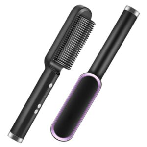 Multifunctional Hair Straightener Brush Heated Brushes Ceramic Anti-scald Hair Straightening Hot Comb Hair Care Fast Heating