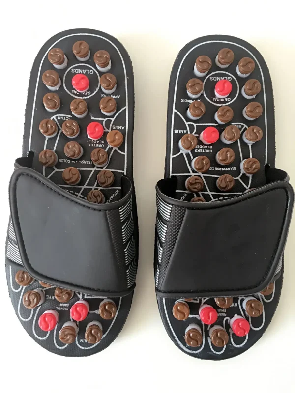 Sugar Patients Acupressure Slippers Foot Therapy Massage Slippers Acupuncture Points Non-slip Reflexology Sandals (44 Size) - Image 4