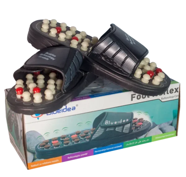 Sugar Patients Acupressure Slippers Foot Therapy Massage Slippers Acupuncture Points Non-slip Reflexology Sandals (44 Size) - Image 6