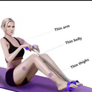 Tummy Trimmer Single Spring Bally Fat Burner| Home Gym Workout For Weight Loss (random Color)